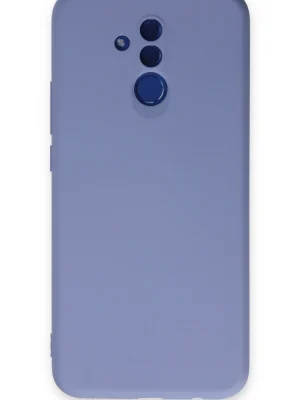 Newface Huawei Mate 20 Lite Kılıf Nano içi Kadife Silikon - Lila