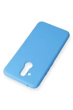 Newface Huawei Mate 20 Lite Kılıf Nano içi Kadife Silikon - Mavi - Görsel 3