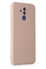 Newface Huawei Mate 20 Lite Kılıf Nano içi Kadife Silikon - Pudra - Görsel 2