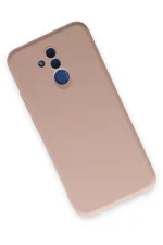 Newface Huawei Mate 20 Lite Kılıf Nano içi Kadife Silikon - Pudra - Görsel 3