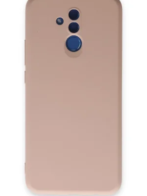 Newface Huawei Mate 20 Lite Kılıf Nano içi Kadife Silikon - Pudra