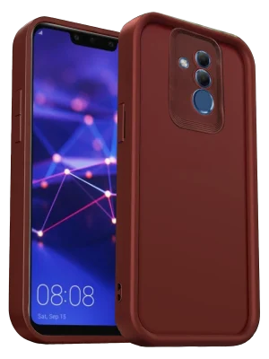 Newface Huawei Mate 20 Lite Kılıf Viera Silikon - Bordo