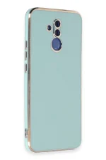 Newface Huawei Mate 20 Lite Kılıf Volet Silikon - Açık Yeşil - Görsel 2