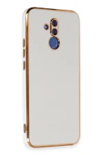 Newface Huawei Mate 20 Lite Kılıf Volet Silikon - Beyaz - Görsel 2