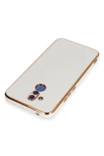 Newface Huawei Mate 20 Lite Kılıf Volet Silikon - Beyaz - Görsel 3