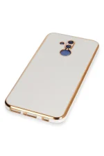 Newface Huawei Mate 20 Lite Kılıf Volet Silikon - Beyaz - Görsel 4