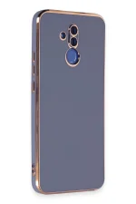 Newface Huawei Mate 20 Lite Kılıf Volet Silikon - Mavi - Görsel 2