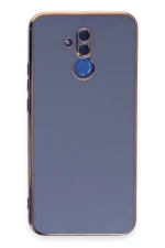 Newface Huawei Mate 20 Lite Kılıf Volet Silikon - Mavi