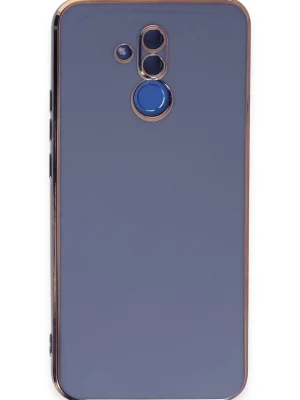 Newface Huawei Mate 20 Lite Kılıf Volet Silikon - Mavi