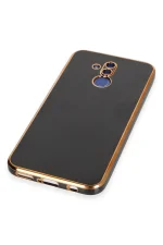 Newface Huawei Mate 20 Lite Kılıf Volet Silikon - Siyah - Görsel 4