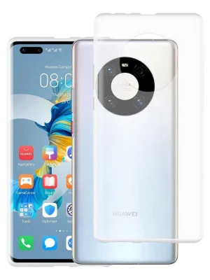 Newface Huawei Mate 40 Pro Kılıf Lüx Şeffaf Silikon