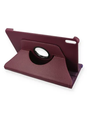 Newface Huawei MatePad Pro 10.8 Kılıf 360 Tablet Deri Kılıf - Mürdüm