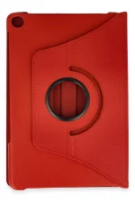 Newface Huawei MatePad SE Kılıf 360 Tablet Deri Kılıf - Kırmızı - Görsel 2