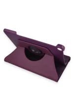 Newface Huawei MatePad SE Kılıf 360 Tablet Deri Kılıf - Mürdüm