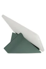 Newface Huawei MatePad SE Kılıf Kalemlikli Mars Tablet Kılıfı - Koyu Yeşil - Görsel 6