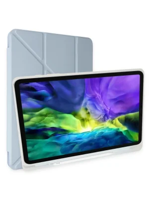 Newface Huawei MatePad SE Kılıf Kalemlikli Mars Tablet Kılıfı - Mavi