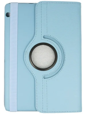 Newface Huawei MediaPad T3 10 / 9.6 Kılıf 360 Tablet Deri Kılıf - Turkuaz