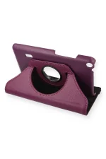 Newface Huawei MediaPad T3 7 Kılıf 360 Tablet Deri Kılıf - Mürdüm