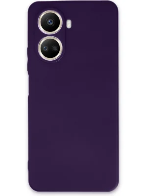 Newface Huawei Nova 10 SE Kılıf First Silikon - Mürdüm