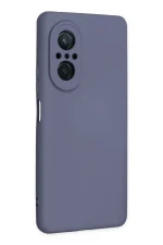 Newface Huawei Nova 9 SE Kılıf Nano içi Kadife Silikon - Gri - Görsel 2