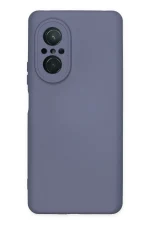 Newface Huawei Nova 9 SE Kılıf Nano içi Kadife Silikon - Gri