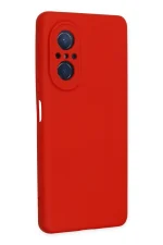 Newface Huawei Nova 9 SE Kılıf Nano içi Kadife Silikon - Kırmızı - Görsel 2