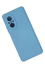Newface Huawei Nova 9 SE Kılıf Nano içi Kadife Silikon - Mavi - Görsel 3