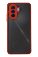 Newface Huawei Nova Y70 Kılıf Montreal Silikon Kapak - Kırmızı