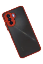 Newface Huawei Nova Y70 Kılıf Montreal Silikon Kapak - Kırmızı - Görsel 3