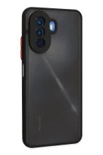 Newface Huawei Nova Y70 Kılıf Montreal Silikon Kapak - Siyah - Görsel 2