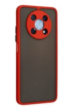 Newface Huawei Nova Y90 Kılıf Montreal Silikon Kapak - Kırmızı - Görsel 2