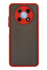 Newface Huawei Nova Y90 Kılıf Montreal Silikon Kapak - Kırmızı