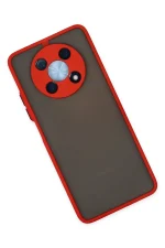 Newface Huawei Nova Y90 Kılıf Montreal Silikon Kapak - Kırmızı - Görsel 3