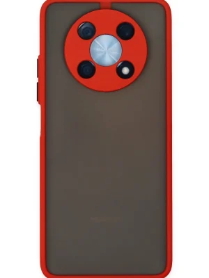 Newface Huawei Nova Y90 Kılıf Montreal Silikon Kapak - Kırmızı