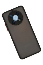 Newface Huawei Nova Y90 Kılıf Montreal Silikon Kapak - Siyah - Görsel 3