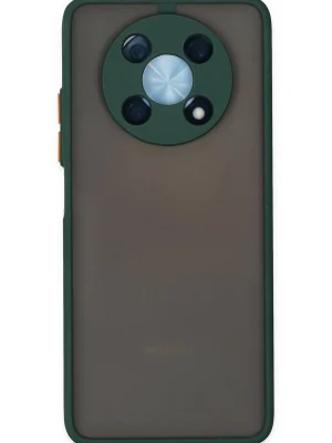 Newface Huawei Nova Y90 Kılıf Montreal Silikon Kapak - Yeşil