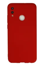 Newface Huawei P Smart 2019 Kılıf Nano içi Kadife Silikon - Kırmızı