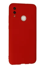 Newface Huawei P Smart 2019 Kılıf Nano içi Kadife Silikon - Kırmızı - Görsel 3