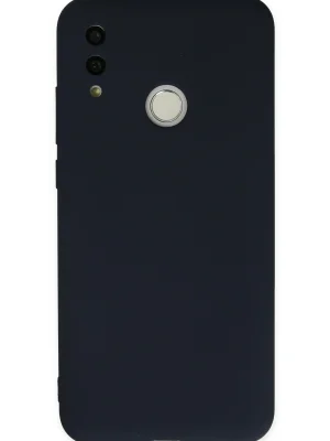 Newface Huawei P Smart 2019 Kılıf Nano içi Kadife Silikon - Lacivert