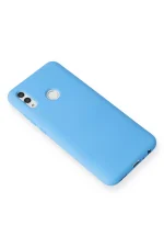 Newface Huawei P Smart 2019 Kılıf Nano içi Kadife Silikon - Mavi - Görsel 2