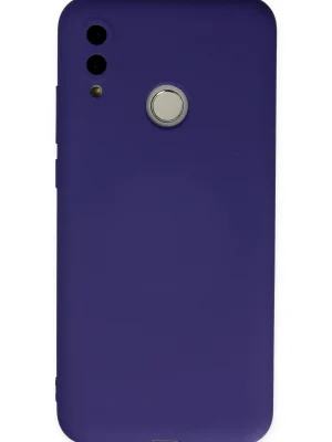 Newface Huawei P Smart 2019 Kılıf Nano içi Kadife Silikon - Mor