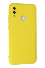 Newface Huawei P Smart 2019 Kılıf Nano içi Kadife Silikon - Sarı - Görsel 3