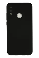 Newface Huawei P Smart 2019 Kılıf Nano içi Kadife Silikon - Siyah
