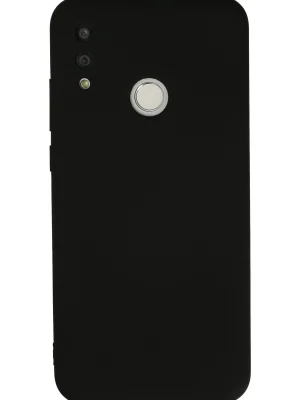 Newface Huawei P Smart 2019 Kılıf Nano içi Kadife Silikon - Siyah