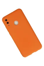 Newface Huawei P Smart 2019 Kılıf Nano içi Kadife Silikon - Turuncu - Görsel 2