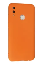 Newface Huawei P Smart 2019 Kılıf Nano içi Kadife Silikon - Turuncu - Görsel 3