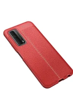 Newface Huawei P Smart 2021 Kılıf Auto Focus Kapak - Kırmızı - Görsel 2