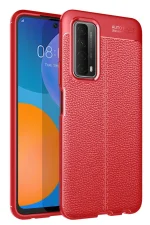 Newface Huawei P Smart 2021 Kılıf Auto Focus Kapak - Kırmızı