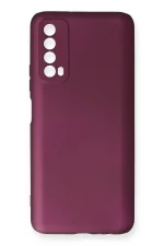 Newface Huawei P Smart 2021 Kılıf First Silikon - Mürdüm