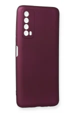 Newface Huawei P Smart 2021 Kılıf First Silikon - Mürdüm - Görsel 3